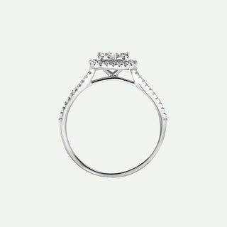 Gemma | 9ct White Gold 0.52ct tw Lab Grown Diamond Cluster Halo Ring