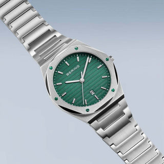 Bering Gents Green Dial Watch (19742-702) | Bering Watches 