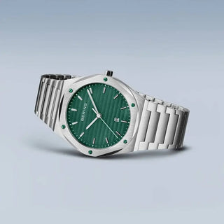 Bering Gents Green Dial Watch (19742-702) | Bering Watches 