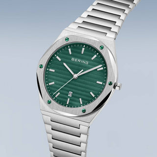 Bering Gents Green Dial Watch (19742-702) | Bering Watches 