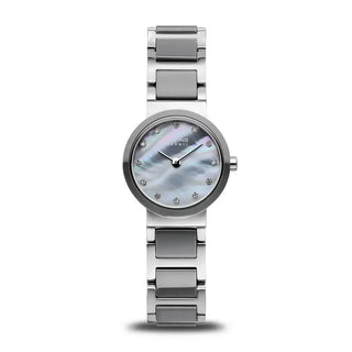 Bering Grey Ceramic Mother-of-Pearl Dial Watch | 10725-789 