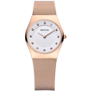 Bering Ladies Rose Gold Crystal Watch | 11927-366 | Rose Gold Watches
