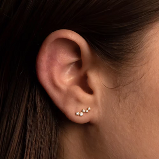 Bubble CZ Studs