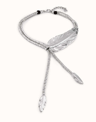 Unode50 Feather Necklace | COL1306 | Statement Feather Necklace