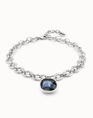Unode50 LIGHT IT UP Necklace | COL1567AZUMTL0U | Chunky Blue Necklace