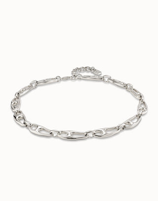 Unode50 Be The Only One Necklace | COL1576MTL0000U | Chunky Silver Chain 