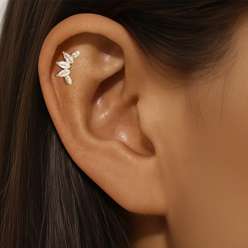 Ball Back Cartilage & Helix Earrings