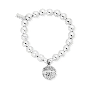 ChloBo Silver Medium Ball Dreamball Bracelet | SBMB824