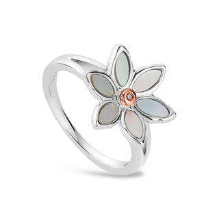 Clogau Lady Snowden Ring | Mother of Pearl Flower Ring | 3SNLR