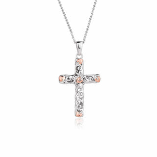 Tree of Life® Silver Cross Pendant | 3STLC3 | Clogau Jewellery