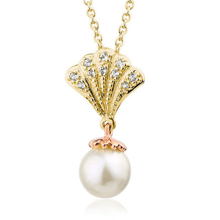 Clogau 9ct Yellow Gold Windsor Pearl Necklace