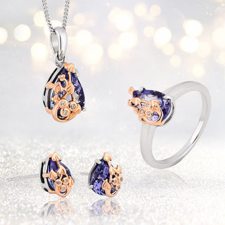 Clogau 18ct Gold Tree of Life Tanzanite Pendant | 18WTOLTP