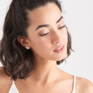 Ania Haie Silver Boreas Coin Stud Earrings