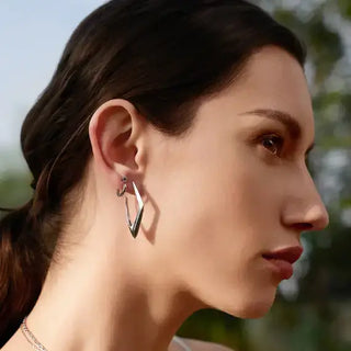 Geometric Hoop Earrings