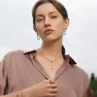 Ania Haie Gold Plated Silver Sparkle CZ WIde Huggie Hoops