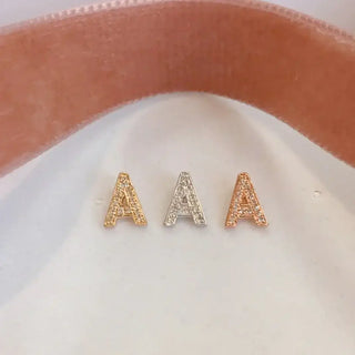 9ct Gold Diamond Initial A Pendant