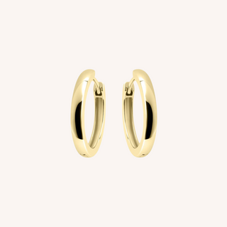 Gisser Gold Plated 22mm Wide Hoop