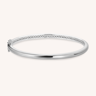 Gisser Silver Polished Bangle