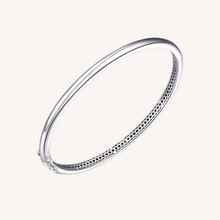 Gisser Silver Polished Bangle