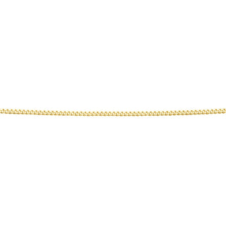 Gold chain on a white background