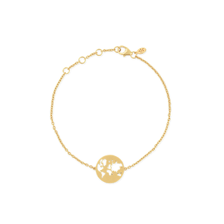 Gold Plated Silver Beautiful Earth Bracelet