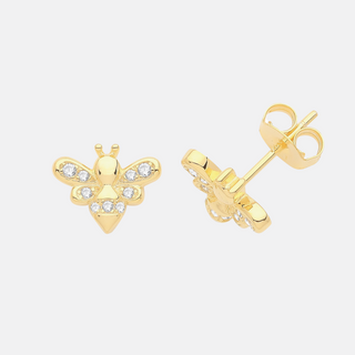 Bee CZ Earrings