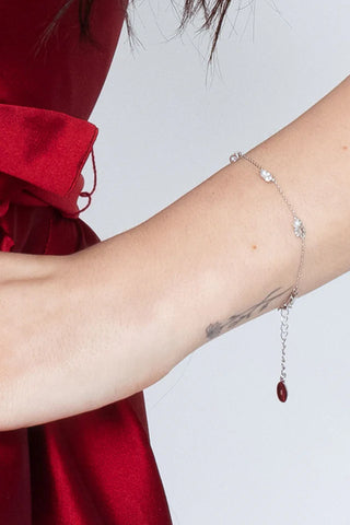 Noel Nights Snow Drop Bracelet in Silver