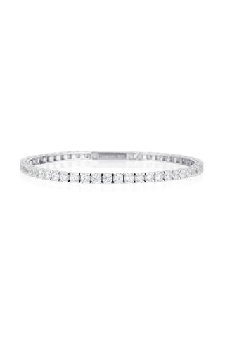 Selena 3mm Silver Tennis Bracelet