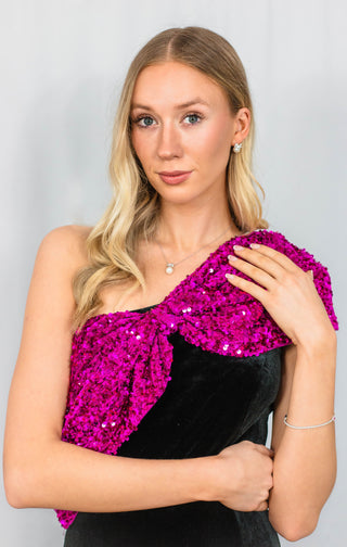 Georgini Silver CZ & Freshwater Pearl Sweetheart Bow Earrings