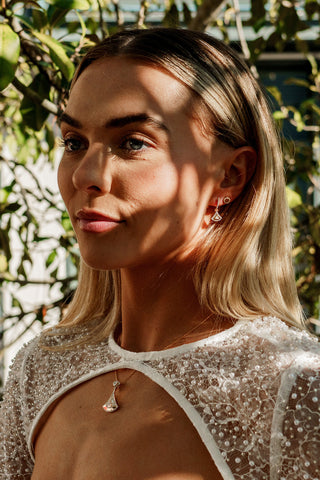 Georgini Gold Plated Silver Chic Noel Fantastic Drop Earrings