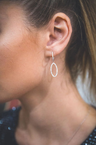 Georgini Silver Aurora Celestial Drop Earrings