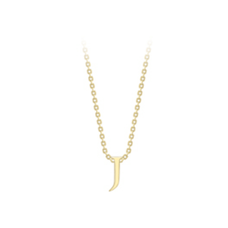 9ct Yellow Gold Initial J Necklace