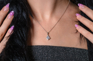 Georgini Silver Rockstar Shield CZ Pendant