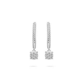 Gisser Dangling Dashing Details Pave CZ Earrings
