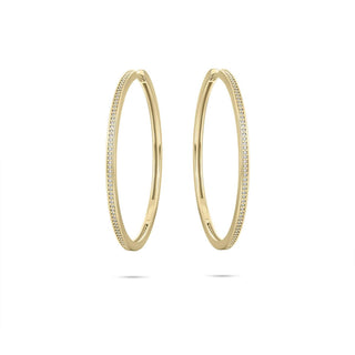 Gisser CZ Allure Oversized Hoop Earrings