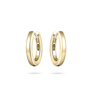 Gisser Gold Plated Small Oval Hoops