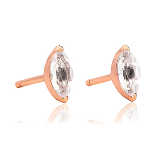 Lucinda King Eve Marquise Stud Earrings