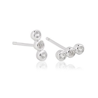 Lucinda King Megan Trilogy Stud Earrings