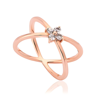 Lucinda King Fleur Crossover Ring