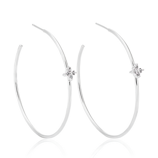 Lucinda King Large Fleur Hoops