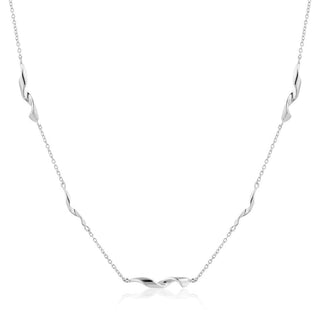 Silver Helix Necklace