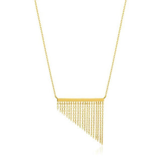 Ania Haie Gold Plated Silver Fringe Fall Necklace