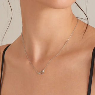 Ania Haie Silver Glam Interlock Necklace | N037-01H