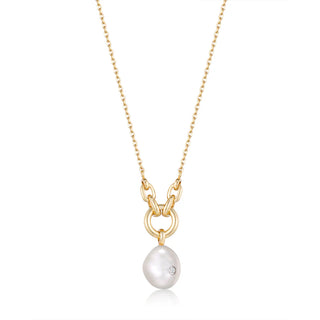 Ania Haie Pearl Sparkle Pendant Necklace