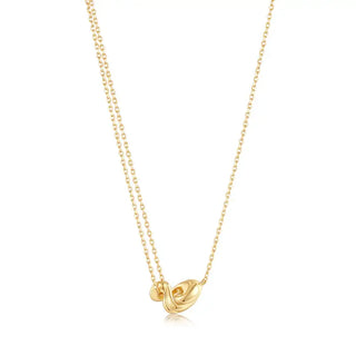 Ania Haie Twisted Wave Mini Pendant Necklace