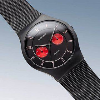 Bering Men's PVD Black Titanium Watch