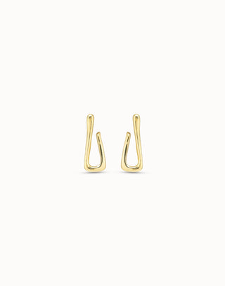 Unode50 For U Link Shaped Hoop Earrings