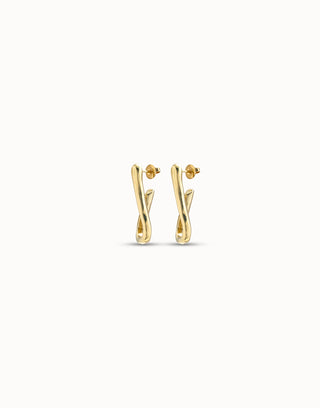 Unode50 For U Link Shaped Hoop Earrings
