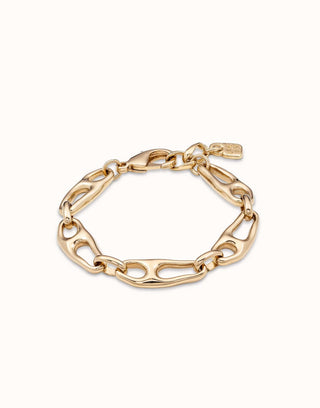 Unode50 Connected Bracelet | PUL2034ORO0000M | Chunky Gold Chain Bracelet