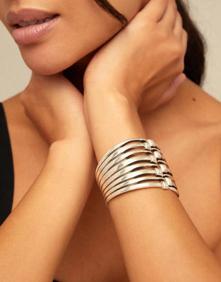 Unode50 Matching Multi Nail Chunky Bangle